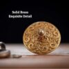 The detail of brass fidget spinner.