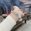 The Chinese Goat Zodiac feng shui bracelet has undergone prayers and consecration at a temple.