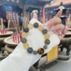 The Chinese Horse Zodiac feng shui bracelet has undergone prayers and consecration at a temple.
