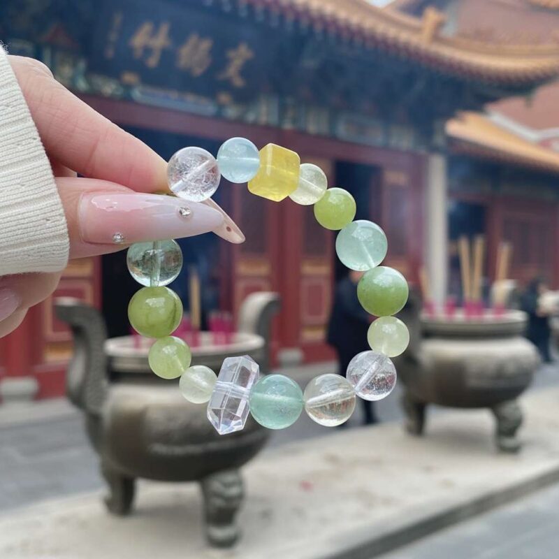 The Chinese Monkey Zodiac feng shui bracelet has undergone prayers and consecration at a temple.