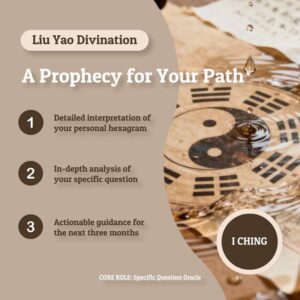 The cover of I Ching divination.