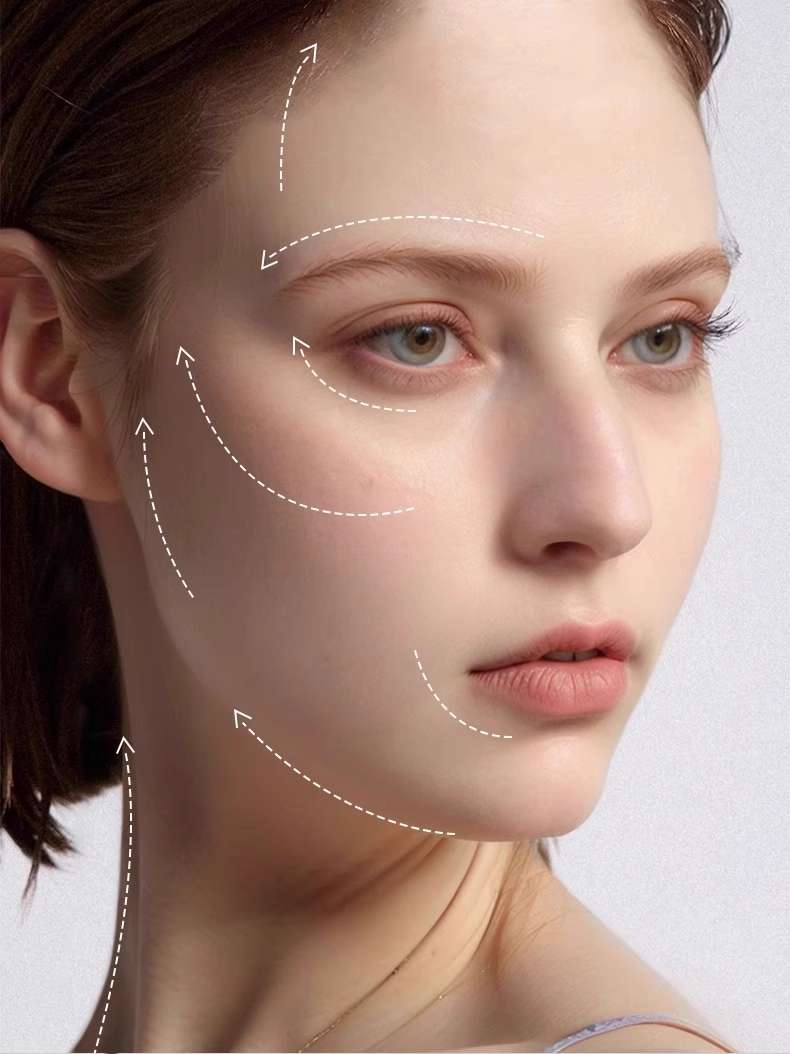 How to use a jade gua sha facial tool in the right direction.
