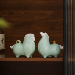 The cover of Chinese Ceramic Tang Horse Statue.