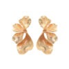Chunky Gold Leaf Earrings