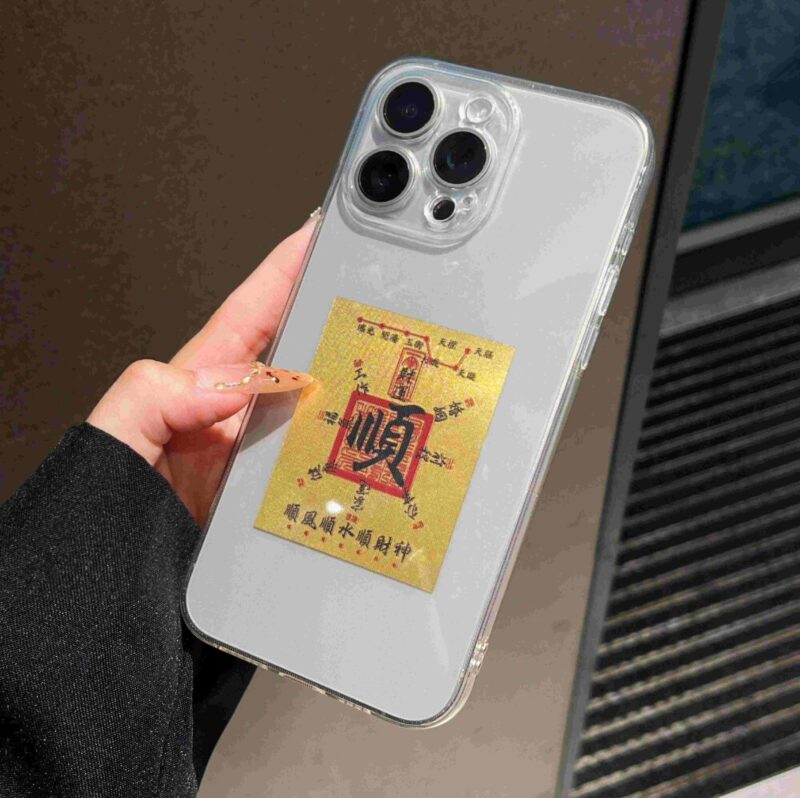 gold fulu talisman love phone