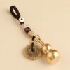 Lucky Keychain with Feng Shui Coins clear