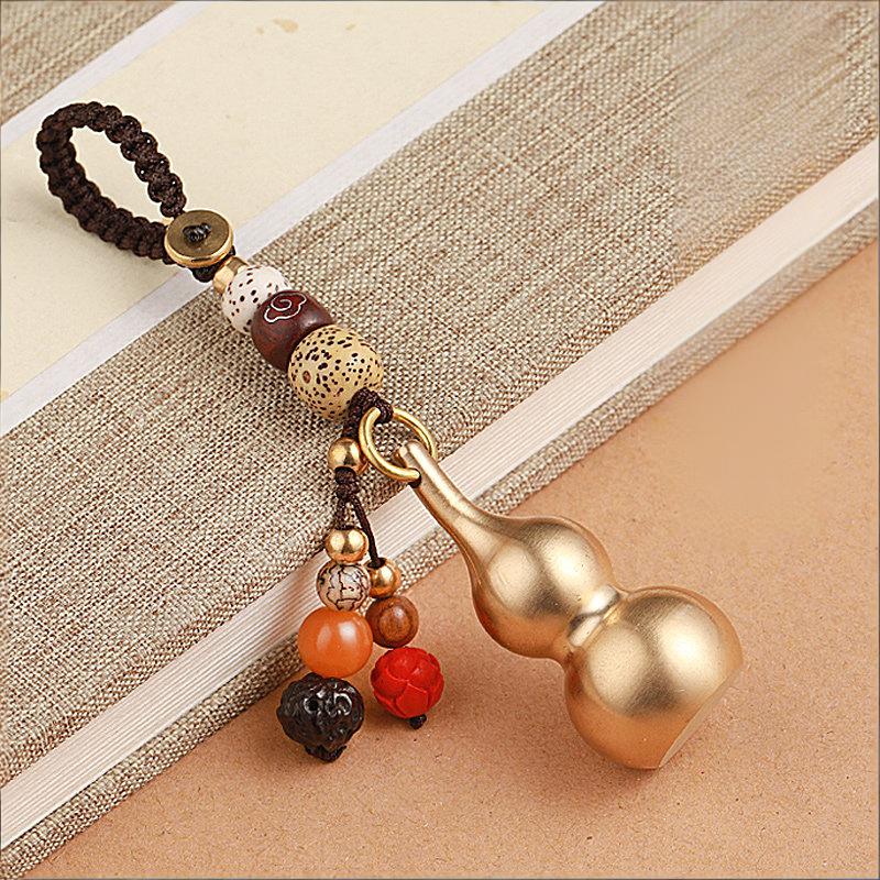 Lucky Keychain with Feng Shui Coins protection