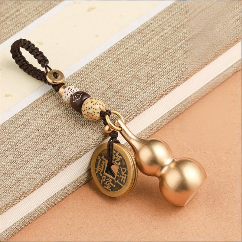 Lucky Keychain with Feng Shui Coins wealth
