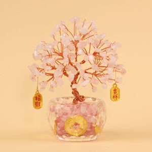 natural healing gemstone crystal tree love