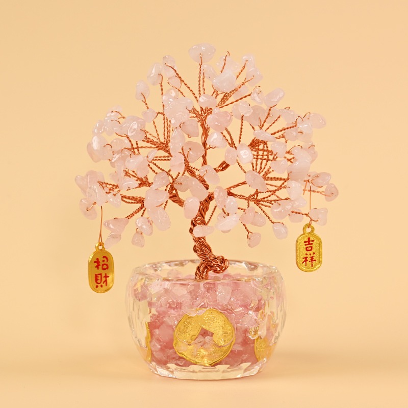 natural healing gemstone crystal tree love