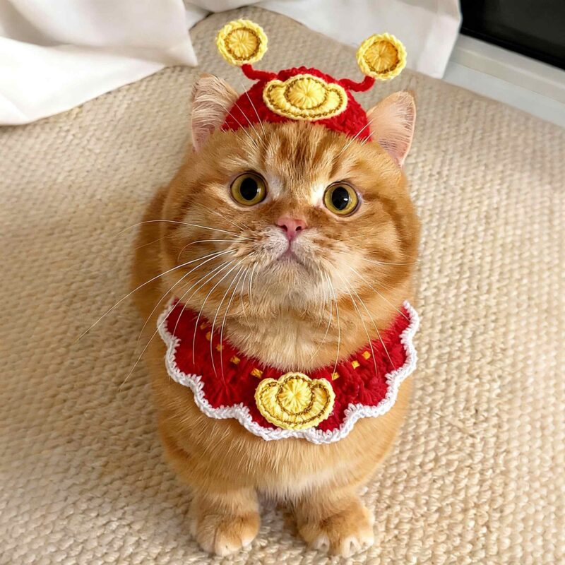 New Year God of Wealth set for cats