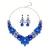 party jewelry set blue cover
