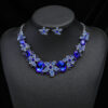 party jewelry set blue detail