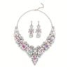 Luxury Crystal Glass Party Jewelry Set earth1