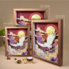 3D Chinese Paper Cutting Cloud Crane