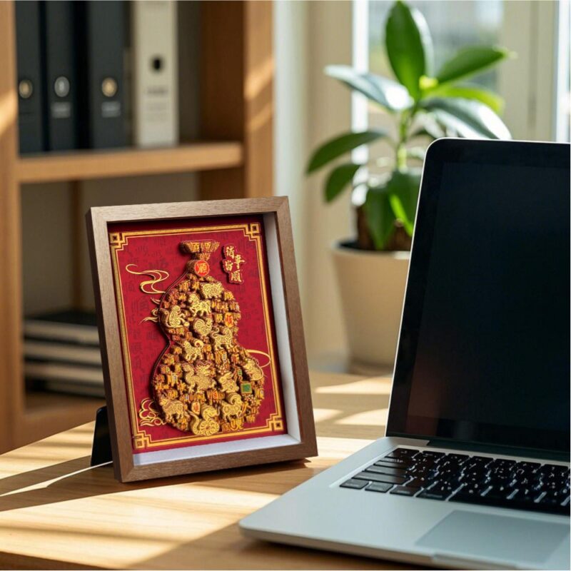 3D Chinese Paper Cutting Hulu