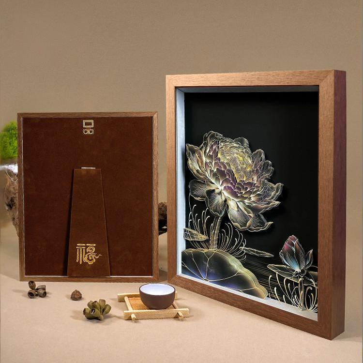 3D Chinese Paper Cutting Water lily