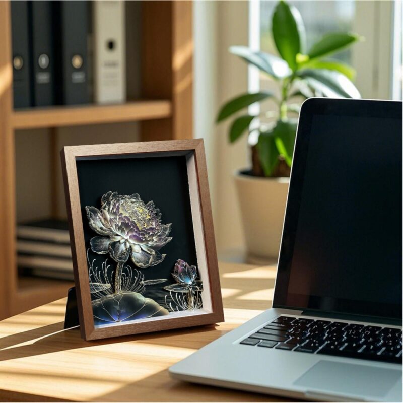 3D Chinese Paper Cutting Water lily