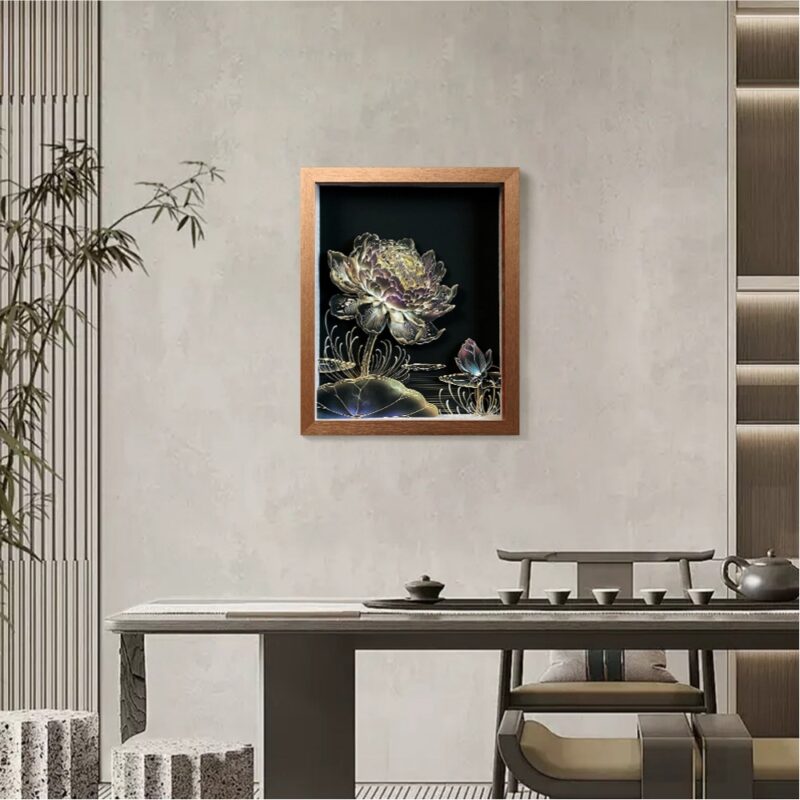 3D Chinese Paper Cutting Water lily