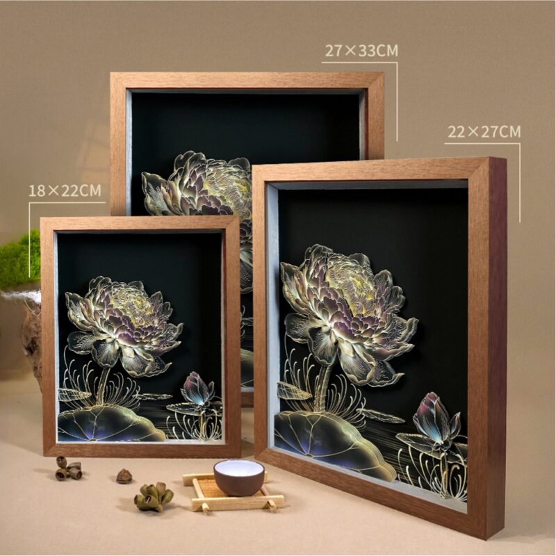 3D Chinese Paper Cutting Water lily