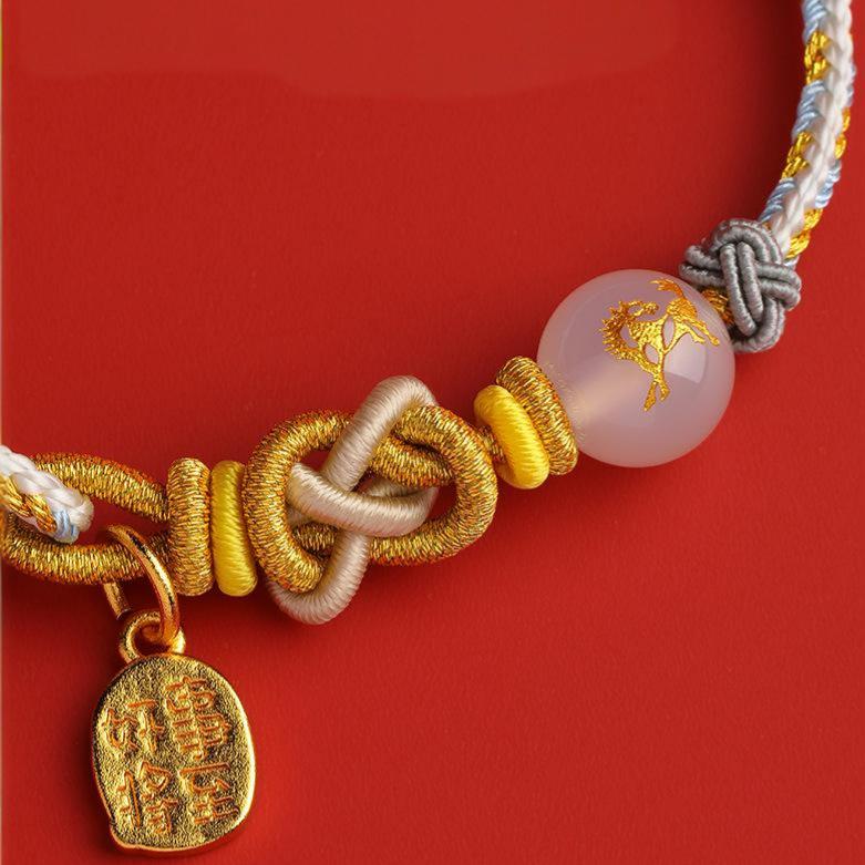 Buddha Stones Chinese Zodiac String