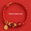 Buddha Stones Chinese Zodiac String goat