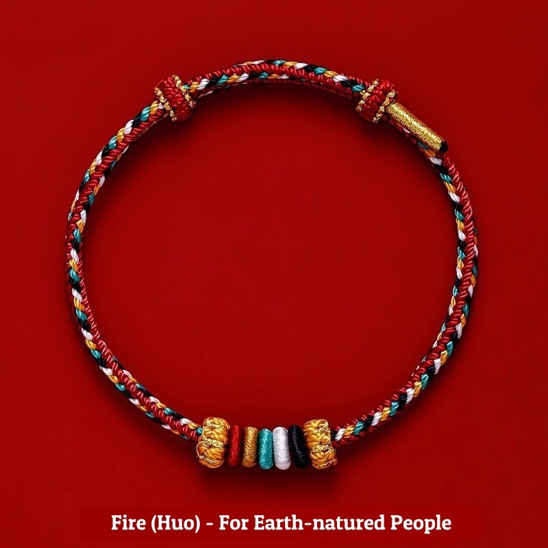 Buddha Stones Five Elements String Fire