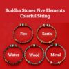 Buddha Stones Five Elements String