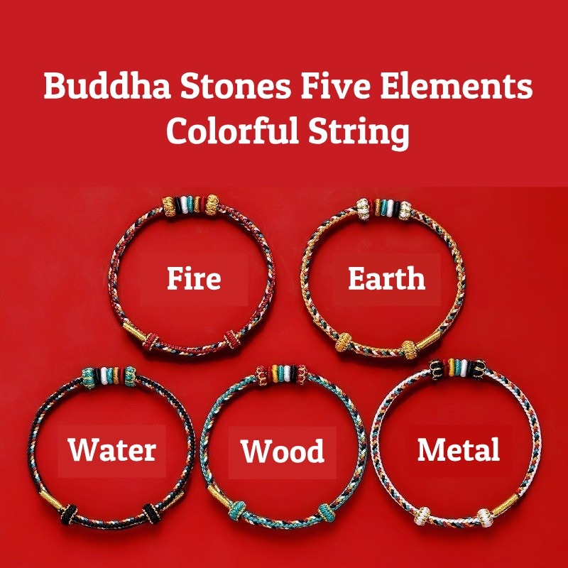 Buddha Stones Five Elements String
