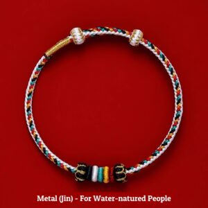 Buddha Stones Five Elements String Metal