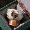 Buddha Stones Ru Kiln Tang Horse Cup