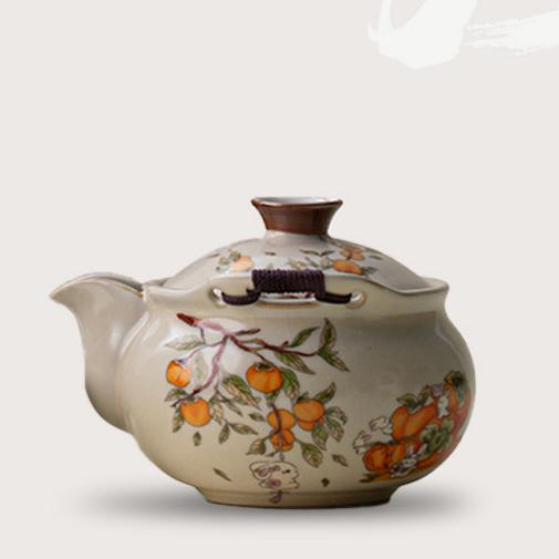 Buddha Stones Ru Kiln Travel Tea Set