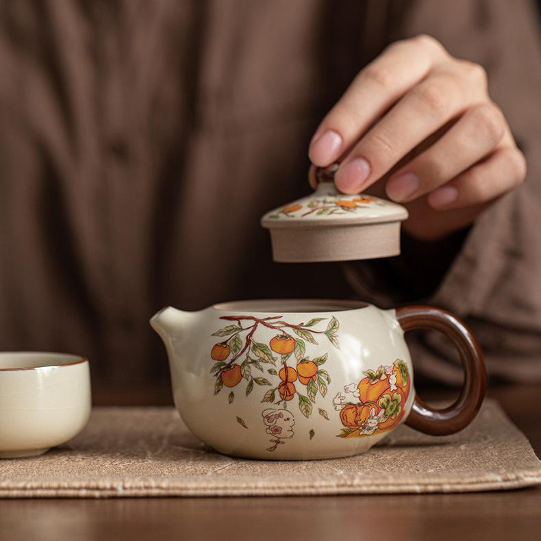 Buddha Stones Ru Kiln Travel Tea Set