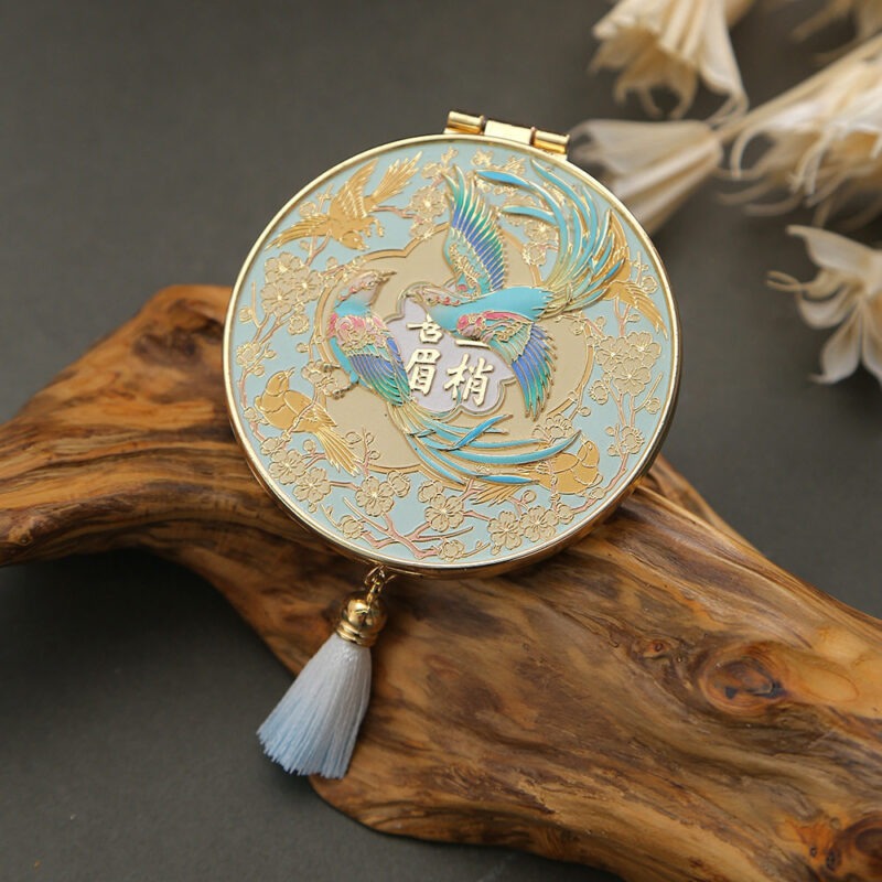 Vintage Floral Pocket Mirror