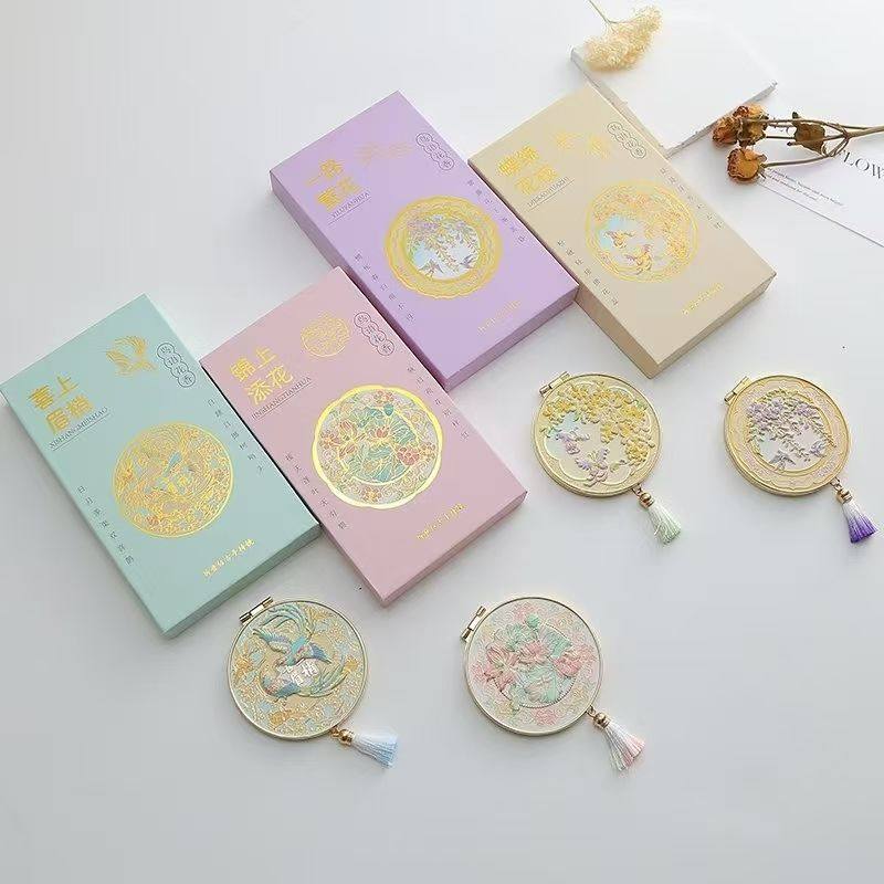 Vintage Floral Pocket Mirror