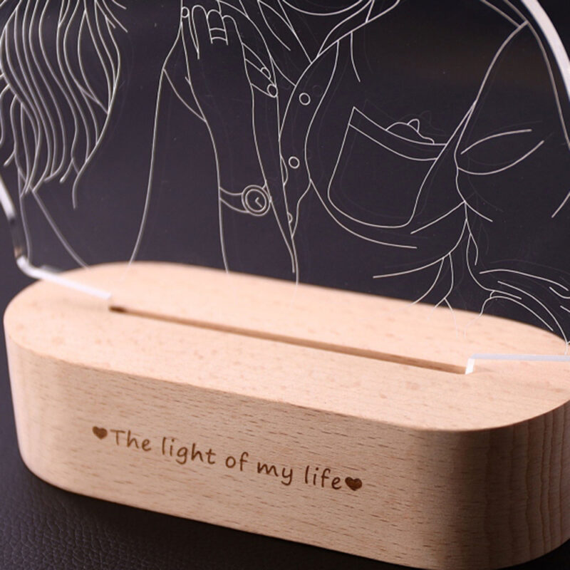 Personalized 3D Photo Night Light