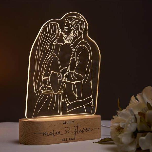 Personalized 3D Photo Night Light