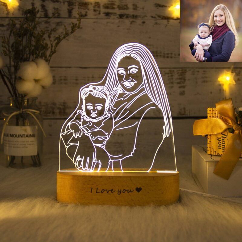 Personalized 3D Photo Night Light