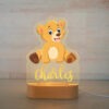 Personalized Kids Night Light Custom Name Lamp - Bear Style