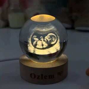Custom Baby Ultrasound Crystal Ball