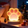 Custom Puppy Night Light Cute Dog Paw