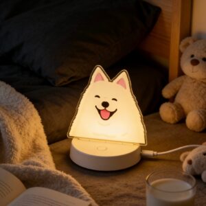 Custom Puppy Night Light Samoyed