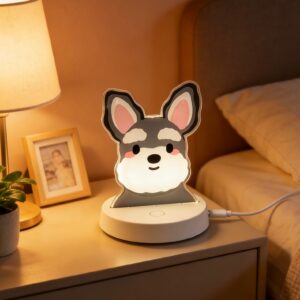 Custom Puppy Night Light Schnauzer