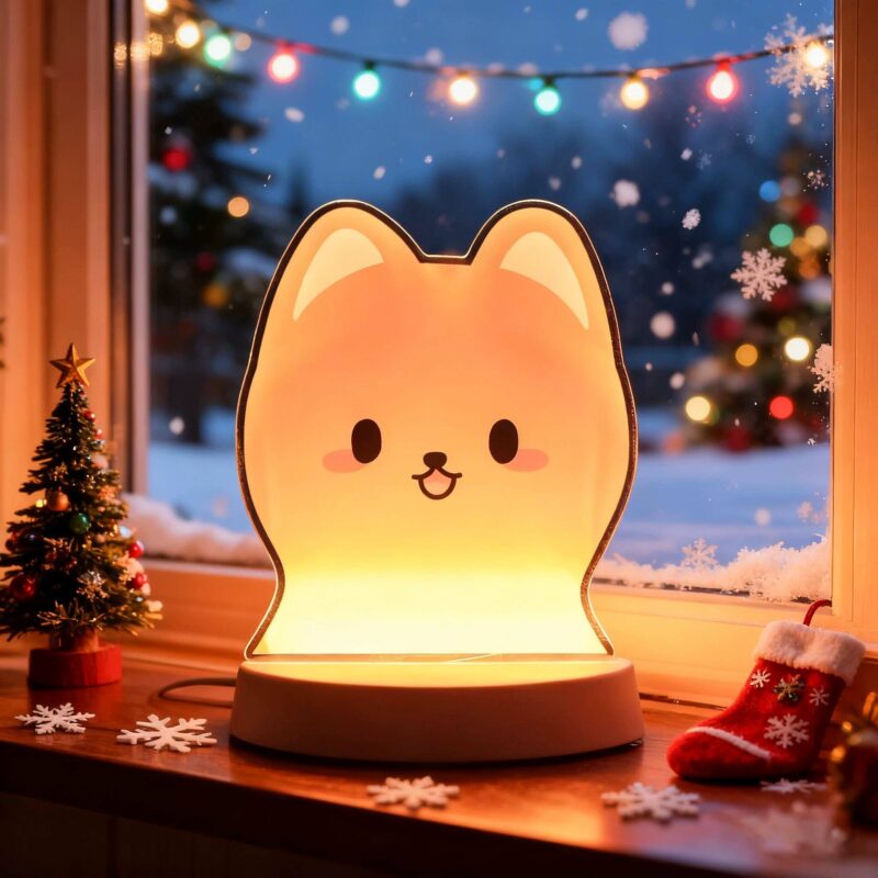 Custom Puppy Night Light Tan Pomeranian