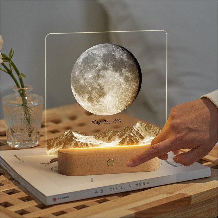 Personalized Moon Phase Memorial Frame