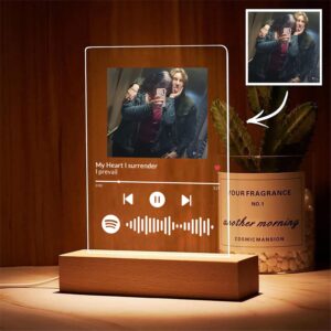 Personalized Spotify Photo Night Light